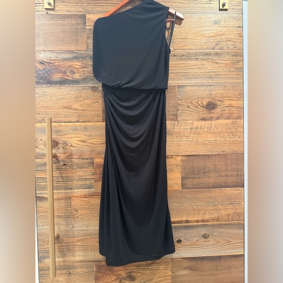 Bottega Veneta Cut-Out Gathered Black Midi Dress with Gold Embellishment NEW - Picture 10 of 13